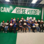 Arlington TX Community Support: Attendees proudly display certificates at the John Quincy Adams Resource Fair, a Seasons of Change Inc. partnership event.